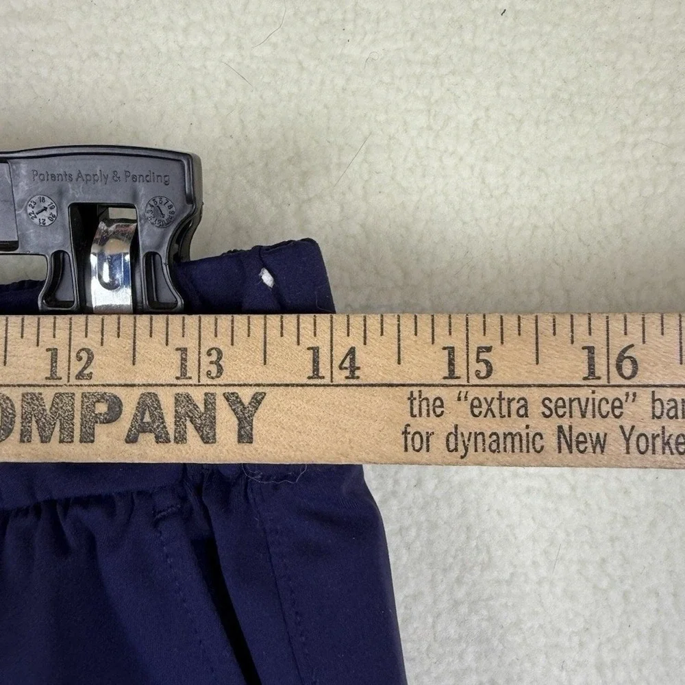 AJISAI Womens Navy Blue Jogger Pants Lightweight Activewear Stretch Size Medium